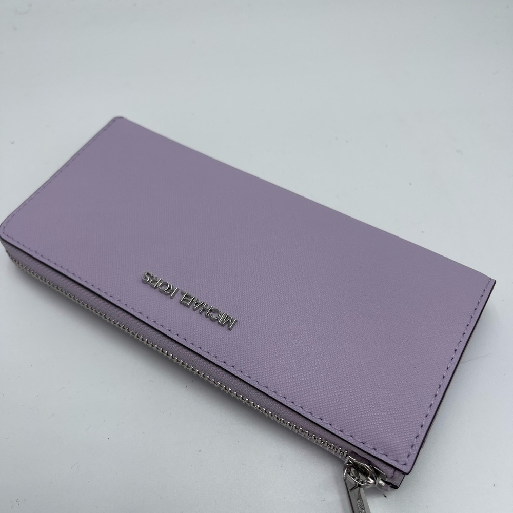 MICHAEL KORS Jet Set Travel Large Saffiano Leather Quarter-Zip Wallet
Lt QUARTZ - Picture 7 of 16